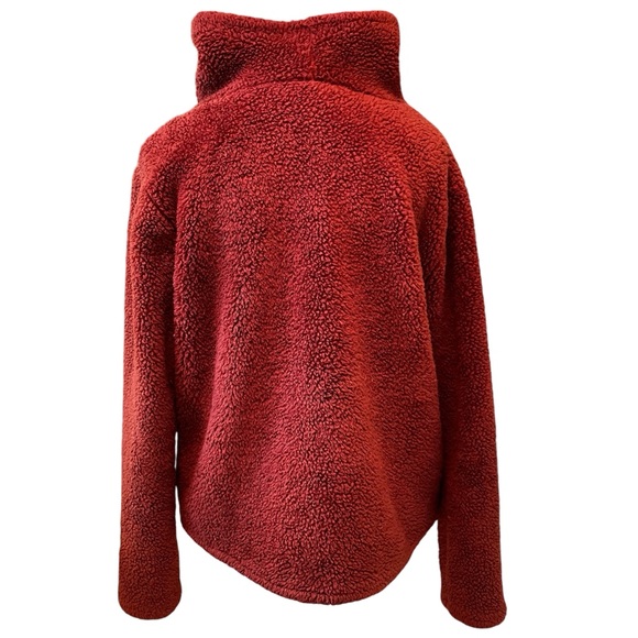 Joy Lab Fuzzy Sweater in Rust. Size large. - Picture 2 of 4